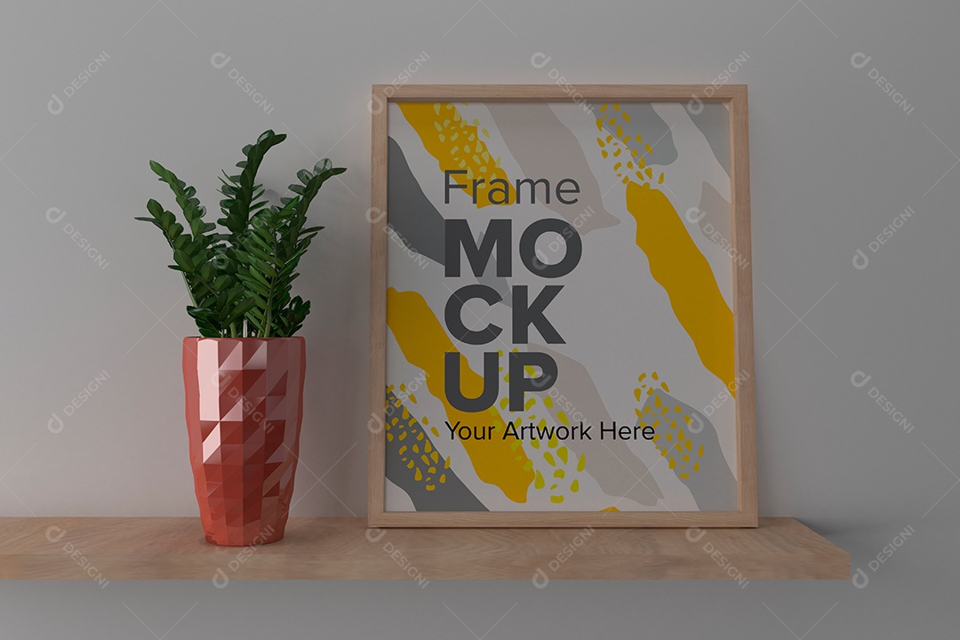 Moldura de Quadro Mockup PSD