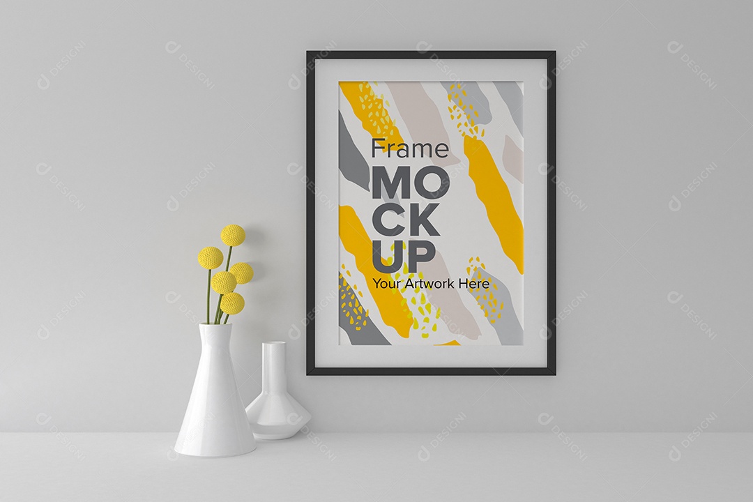 Moldura de Quadro Mockup PSD