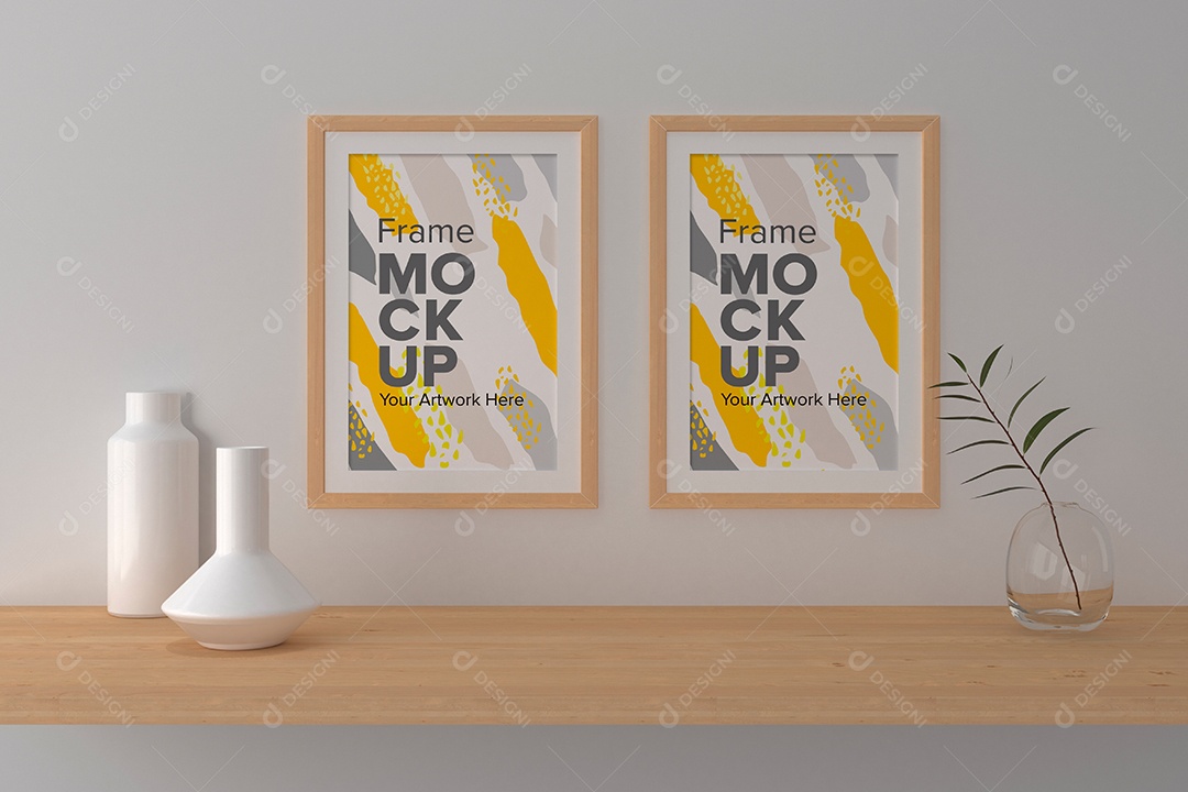 Moldura de Quadro Mockup PSD