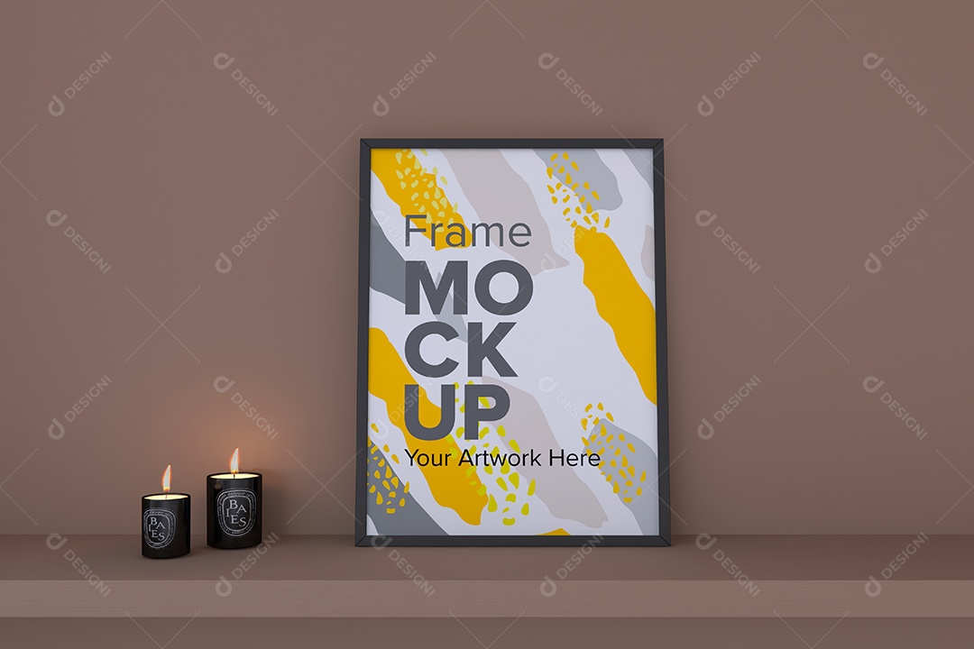 Moldura de Quadro Mockup PSD