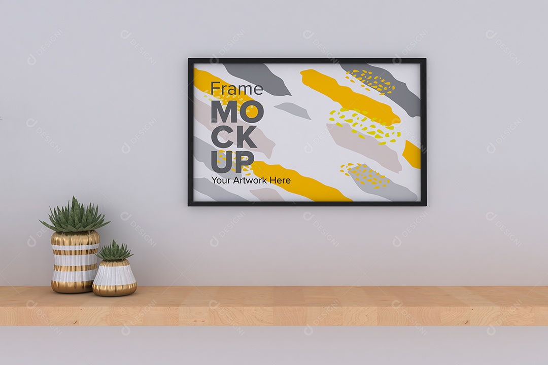 Moldura de Quadro Mockup PSD