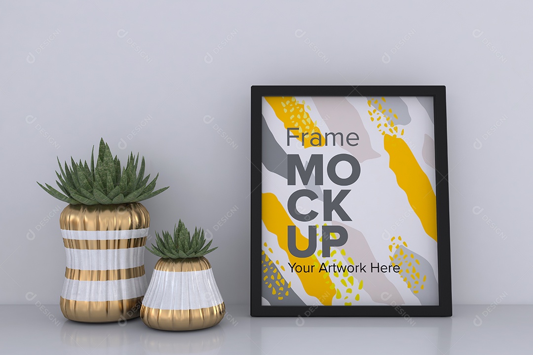 Moldura de Quadro Mockup PSD