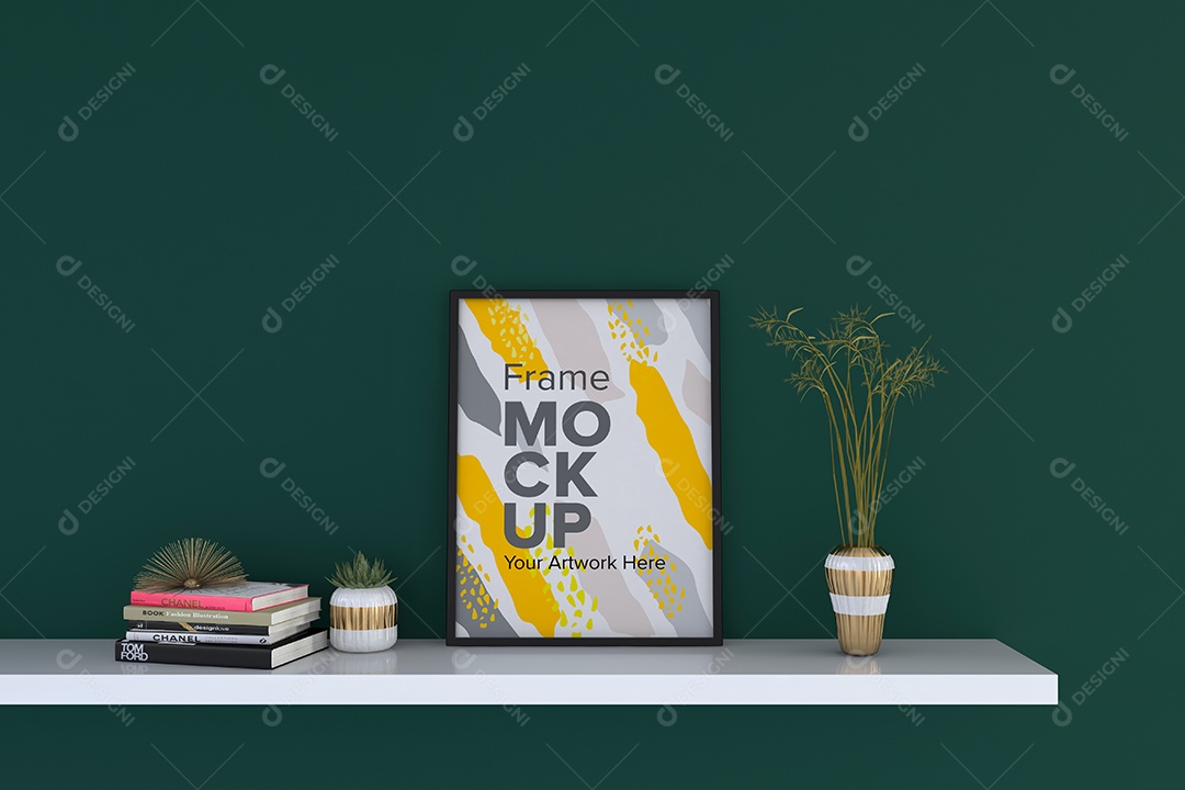 Moldura de Quadro Mockup PSD