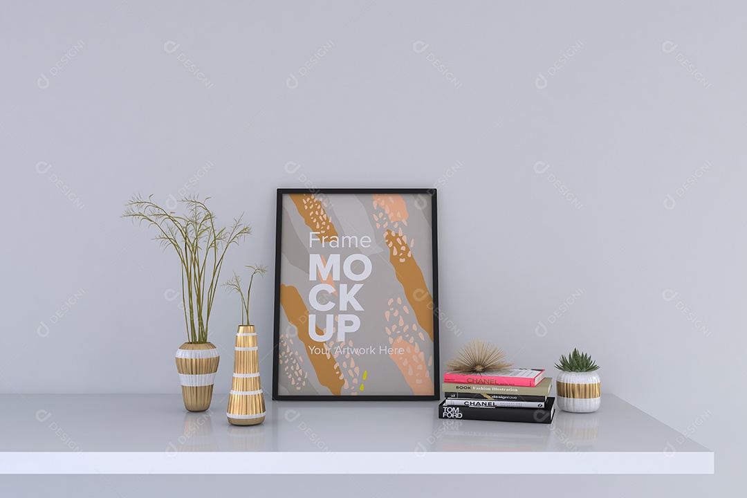 Moldura de Quadro Mockup PSD