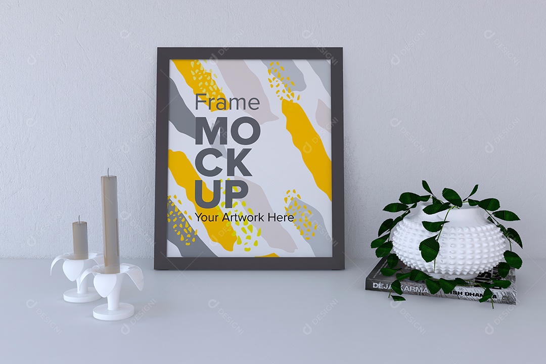 Moldura de Quadro Mockup PSD