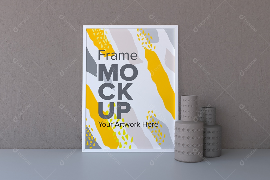Moldura de Quadro Mockup PSD