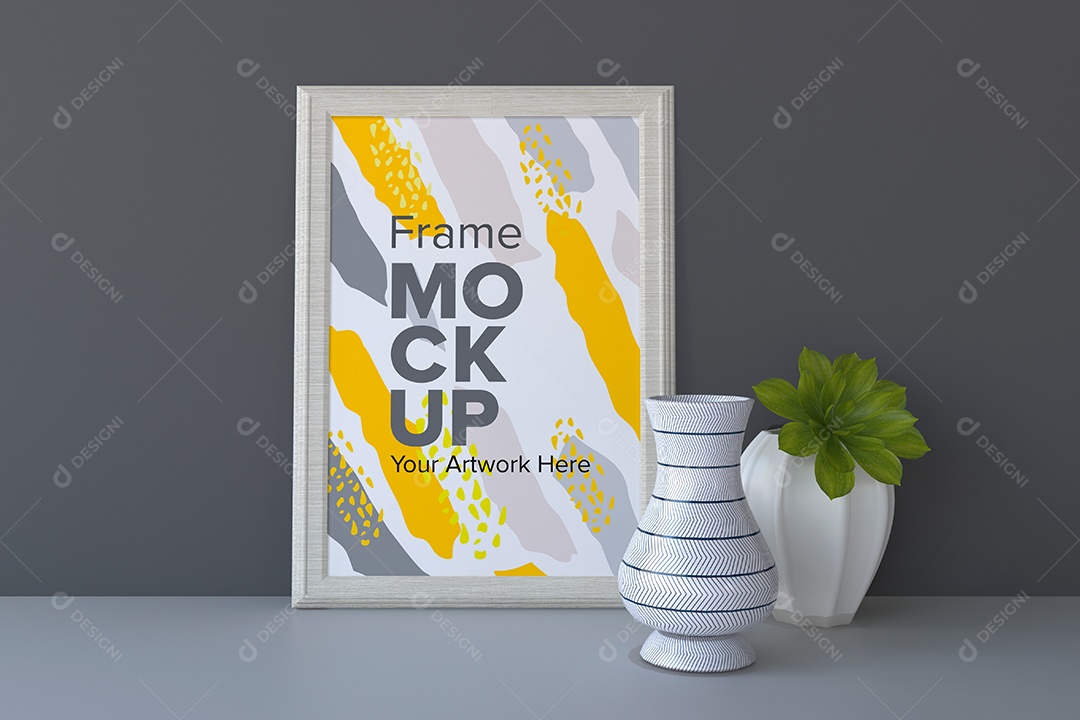 Moldura de Quadro Mockup PSD