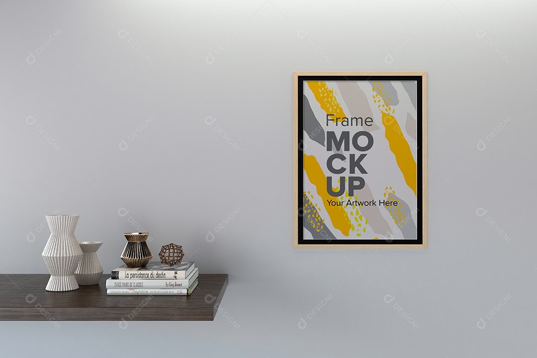 Moldura de Quadro Mockup PSD