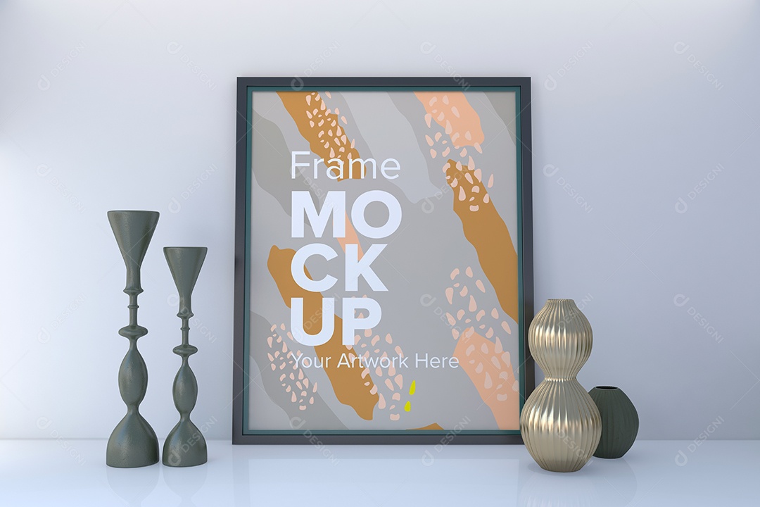 Moldura de Quadro Mockup PSD