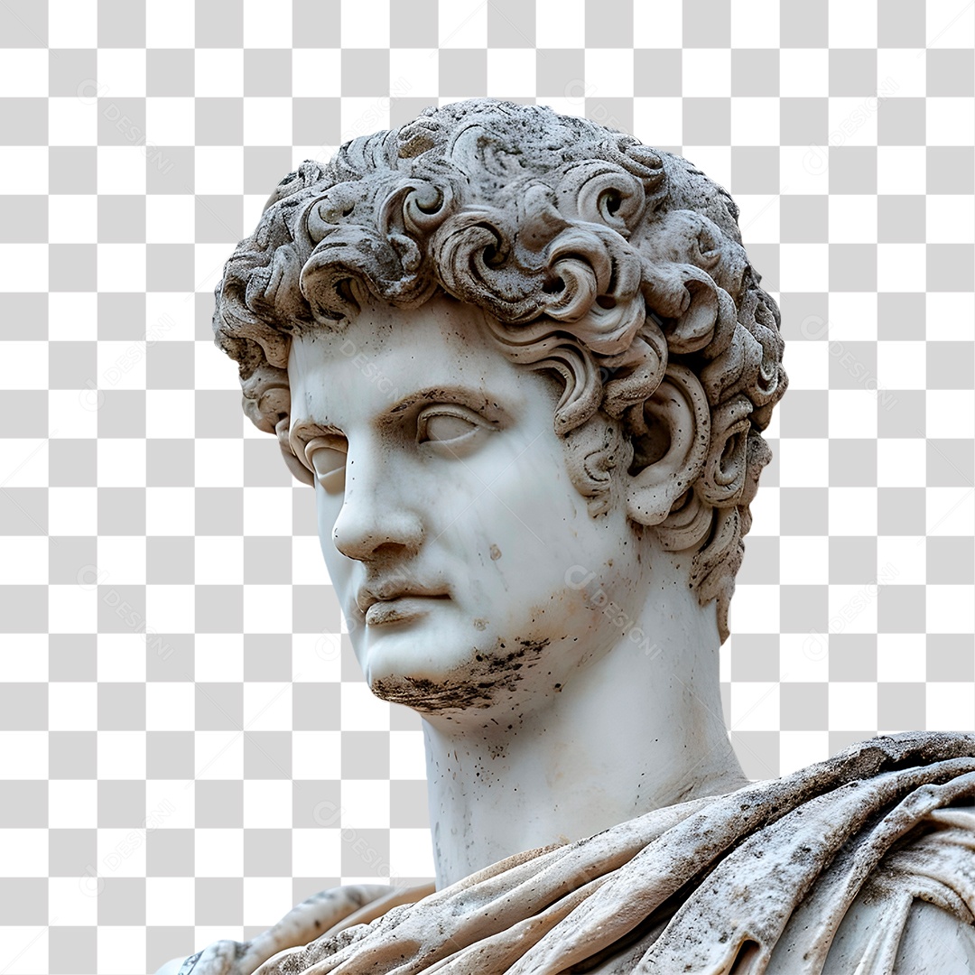 Estátua Grega PNG Transparente