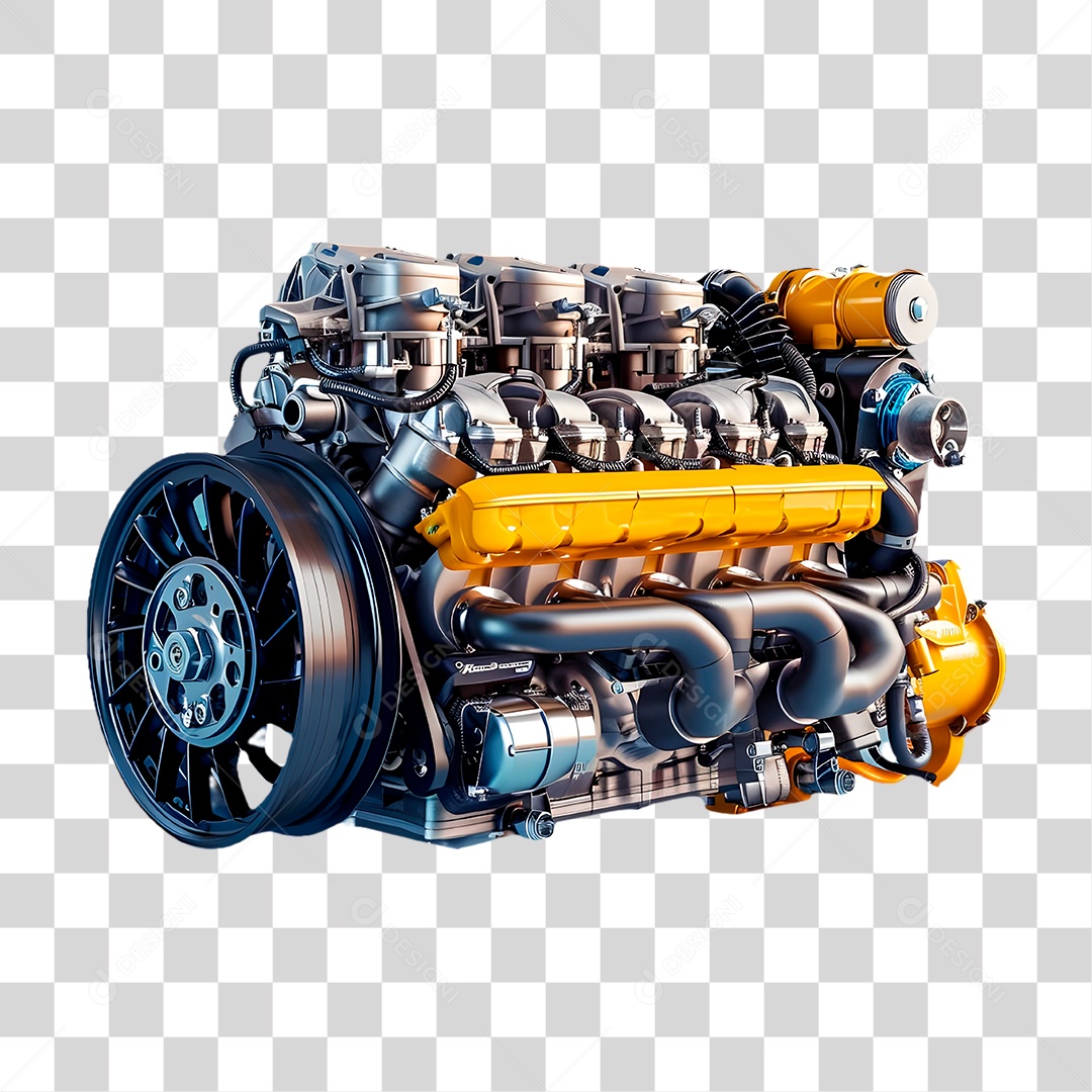Motor de Carro PNG Transparente