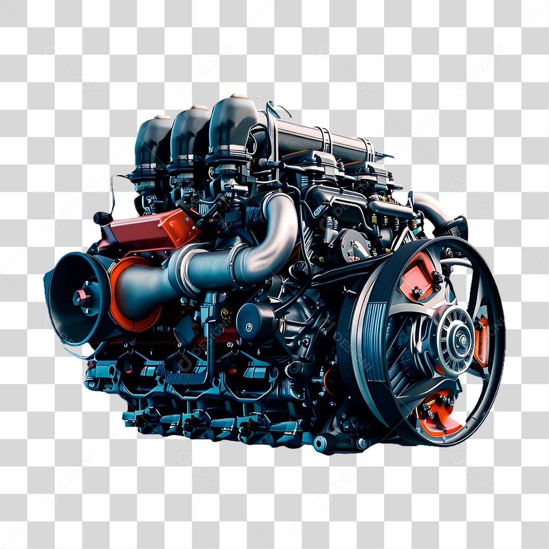 Motor de Carro PNG Transparente