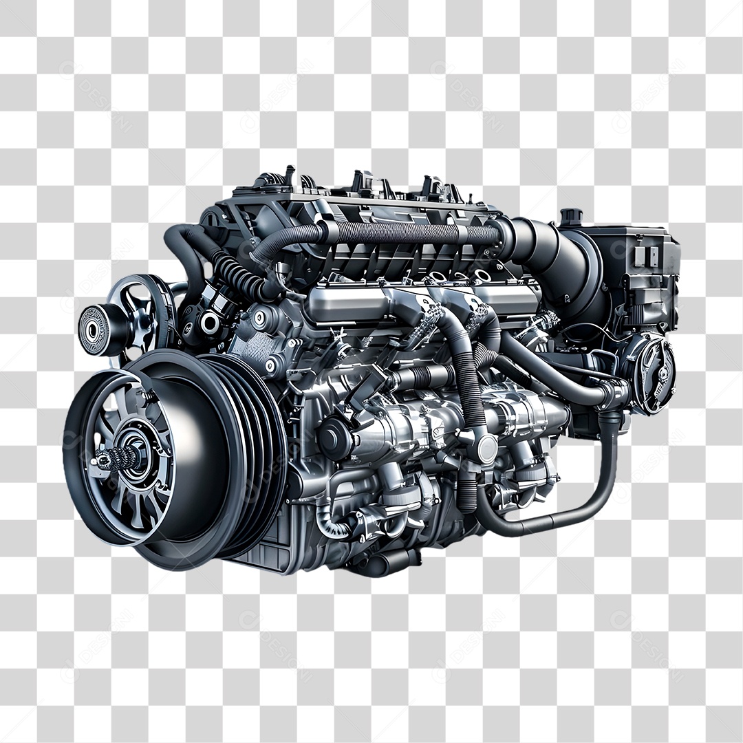 Motor de Carro PNG Transparente