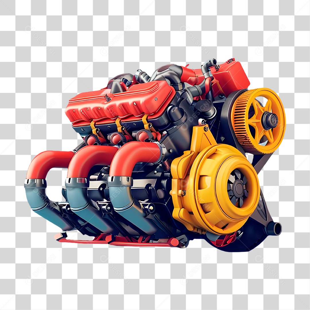 Motor de Carro PNG Transparente
