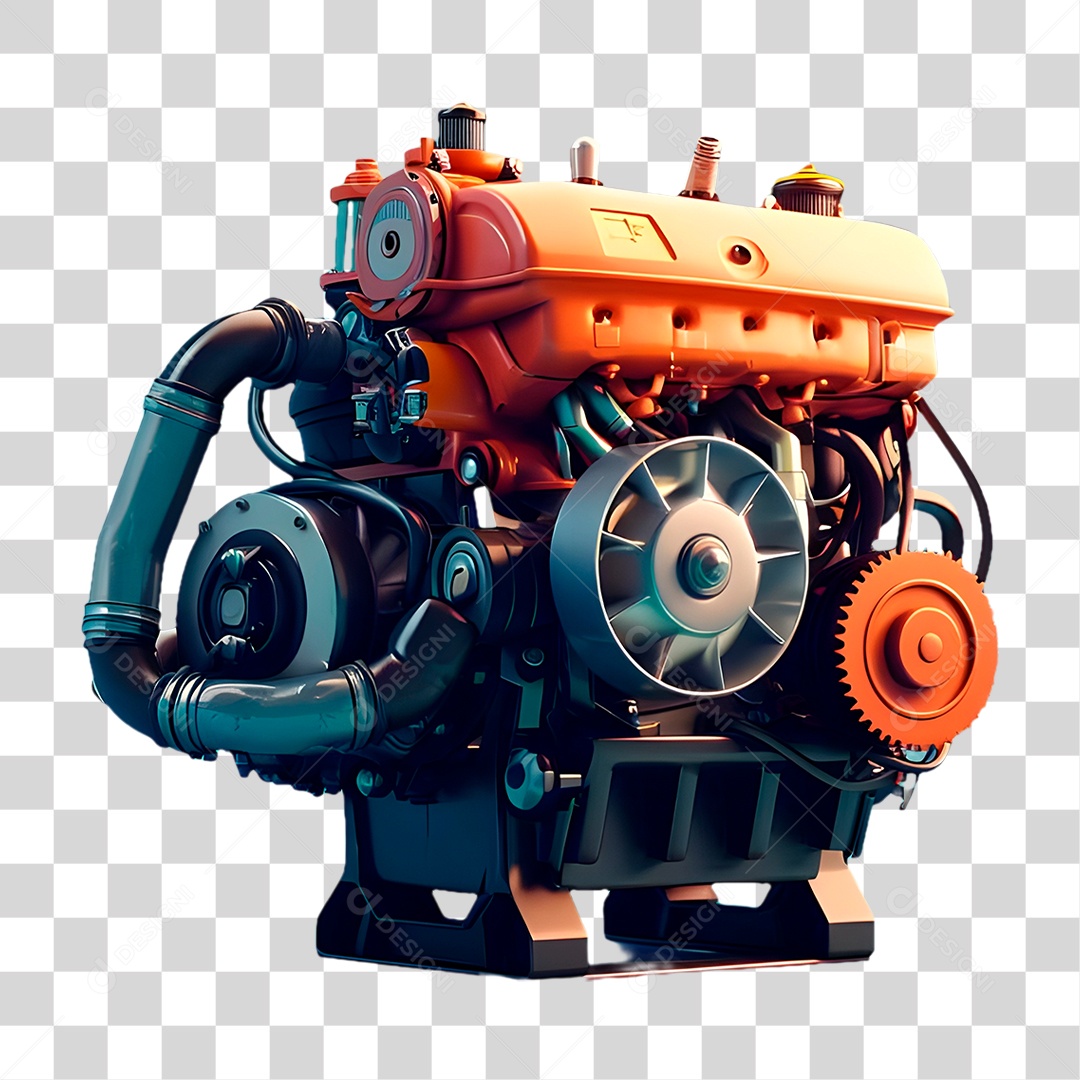 Motor Carro Mecânico Peças PNG Transparente