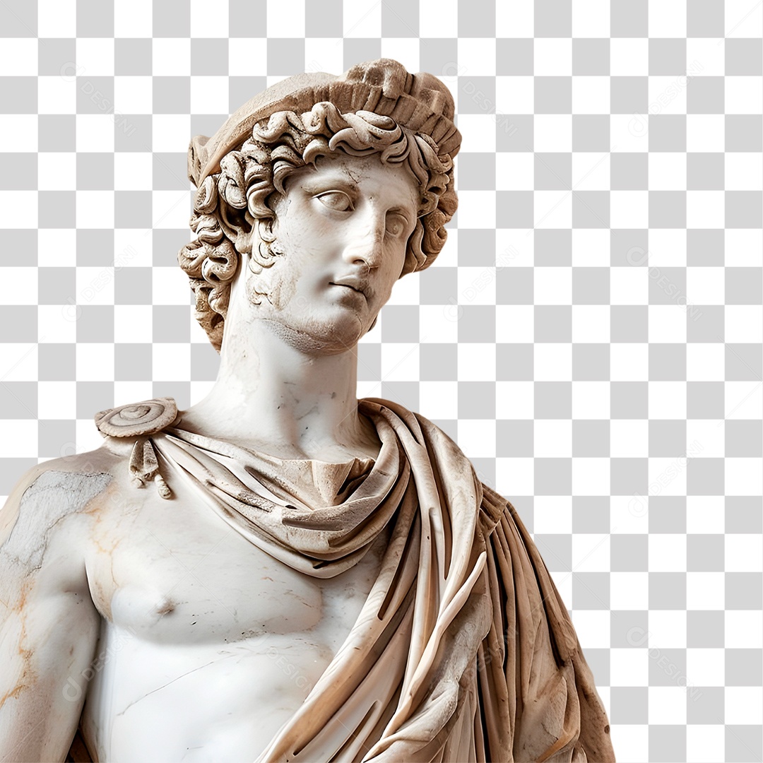 Estátua Grega PNG Transparente