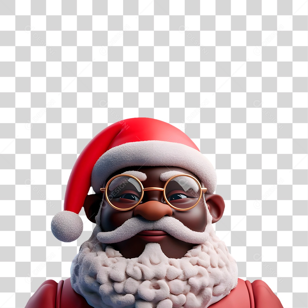 Papai Noel Negro PNG Transparente