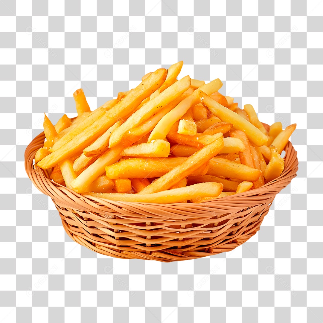 Batata Frita PNG Transparente