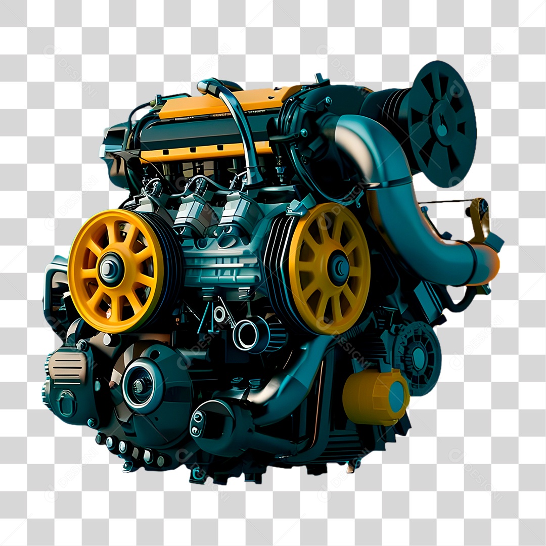 Motor de Carro PNG Transparente