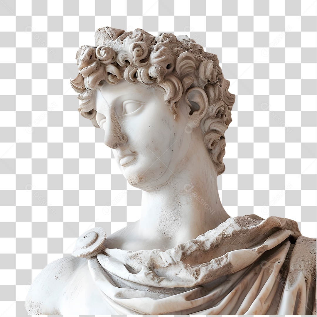 Estátua Grega PNG Transparente