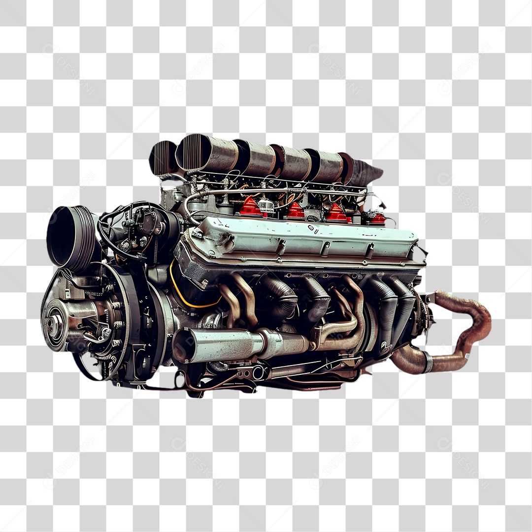 Motor de Carro PNG Transparente