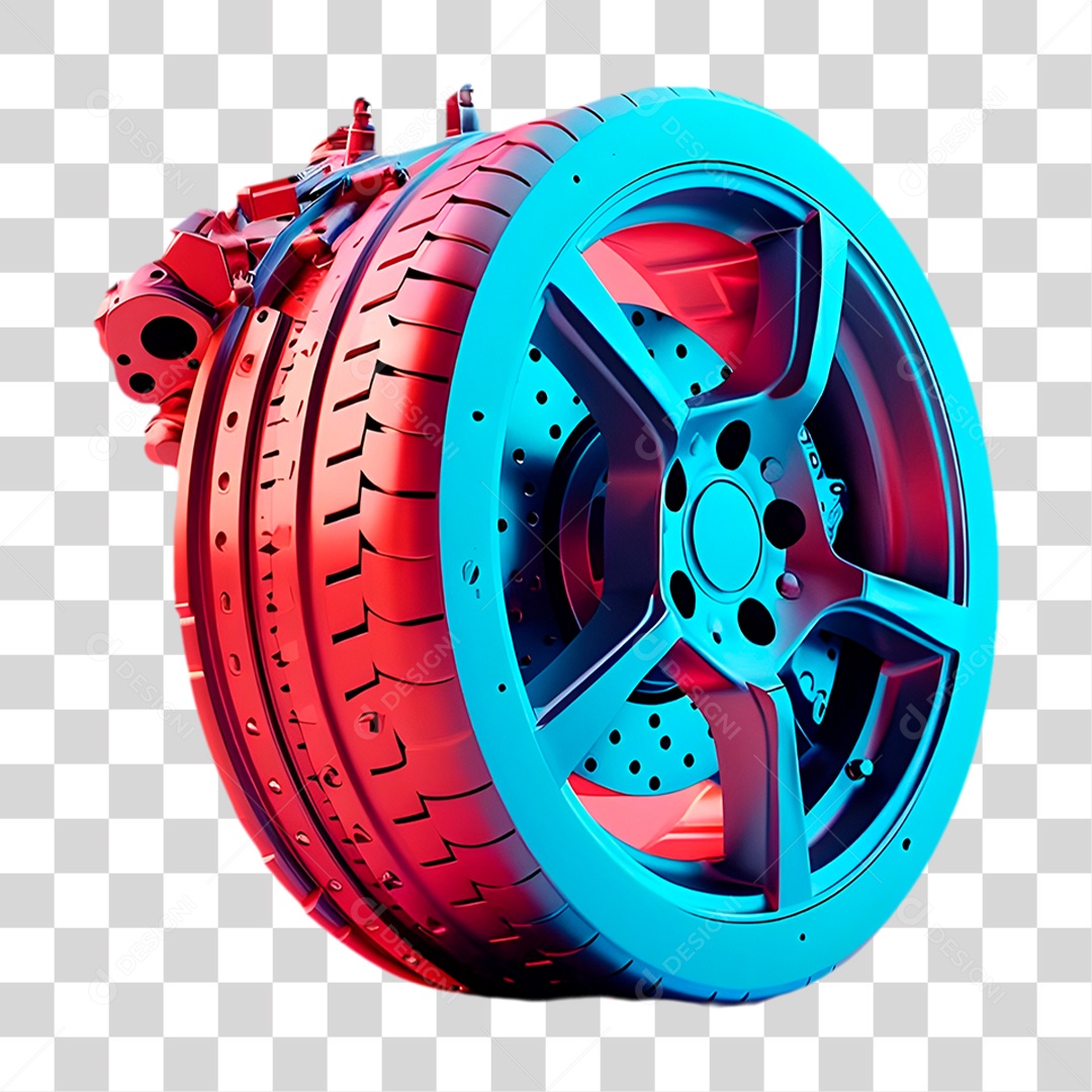 Roda de Carro PNG Transparente