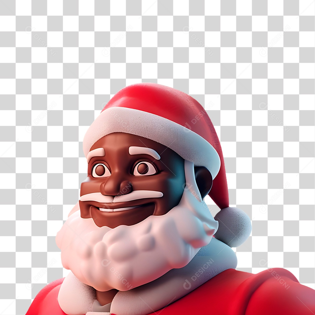 Papai Noel Negro PNG Transparente