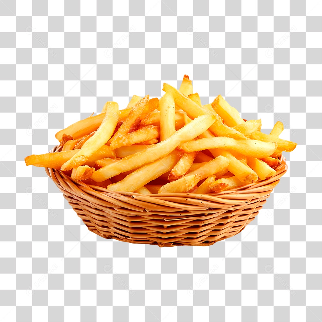 Batata Frita PNG Transparente