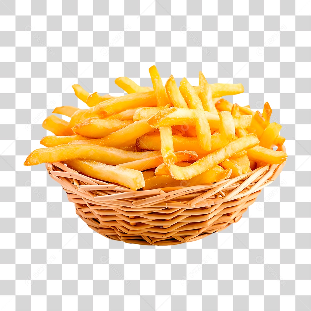Batata Frita PNG Transparente