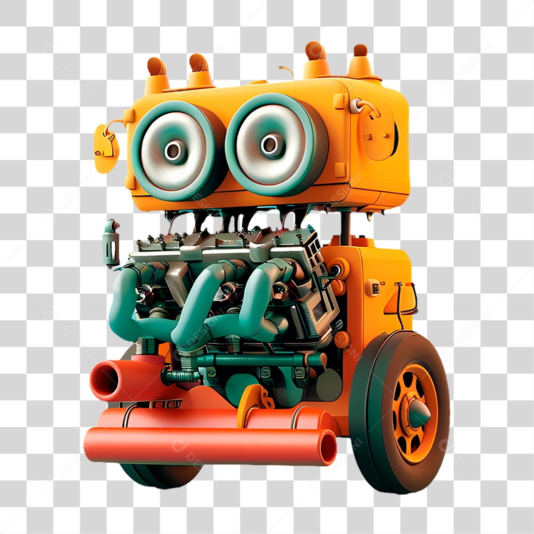 Robozinho PNG Transparente