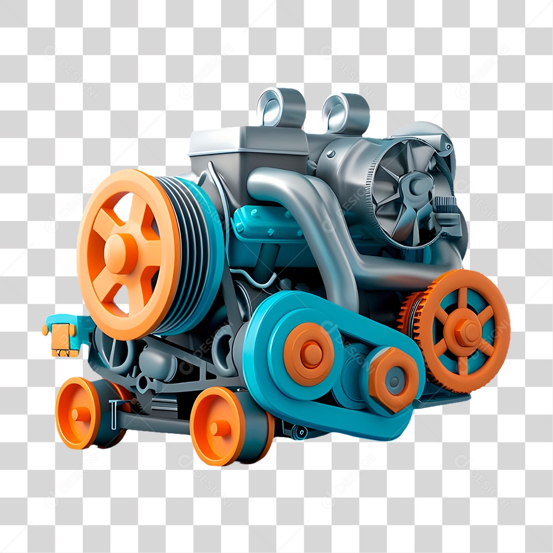 Motor de Carro PNG Transparente