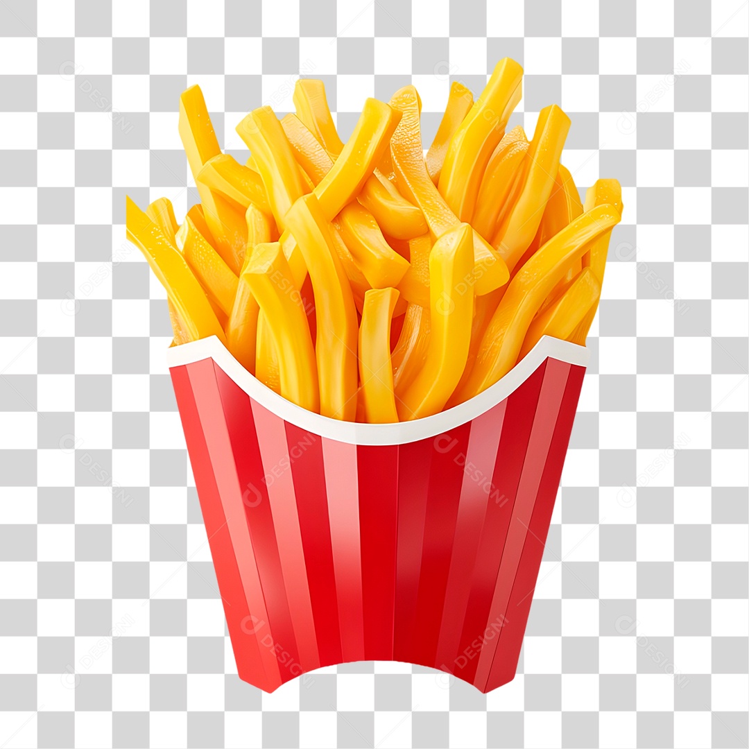 Batata Frita PNG Transparente