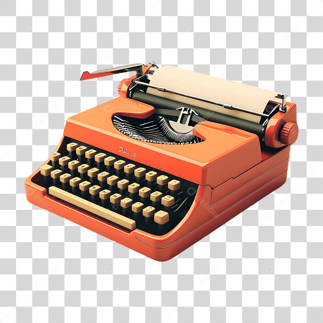 Máquina de Escrever PNG Transparente