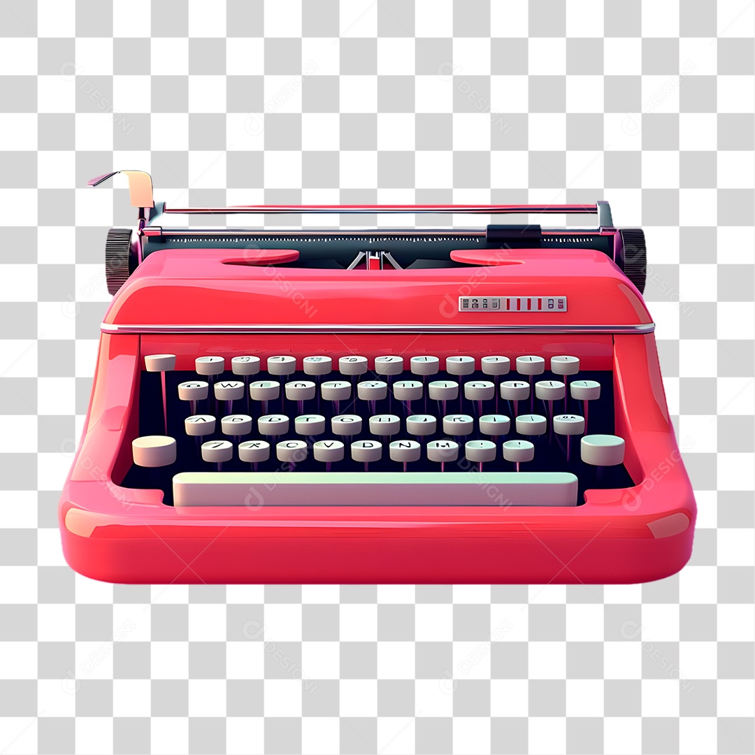 Máquina de Escrever PNG Transparente