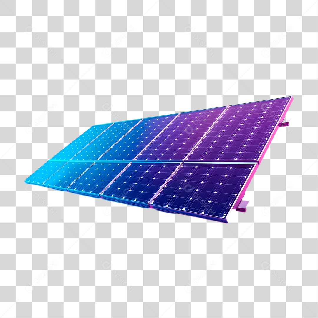 Placa Solar PNG Transparente