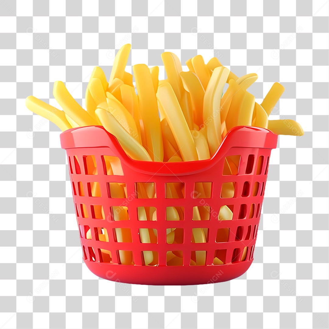 Batata Frita PNG Transparente