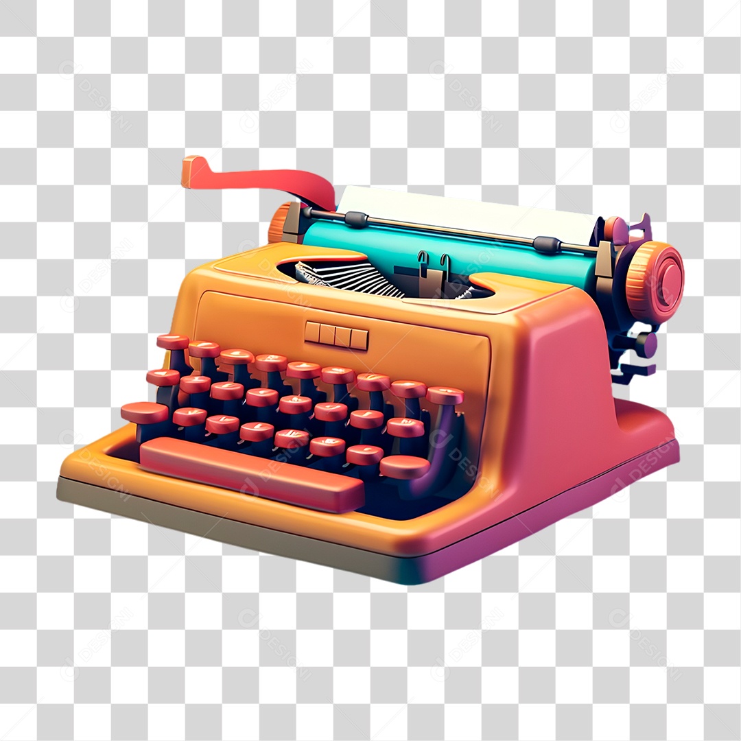 Transparent PNG Typewriter