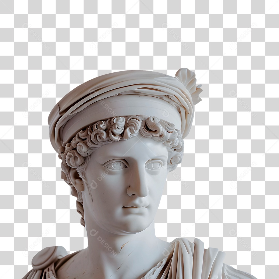 Estátua Grega PNG Transparente