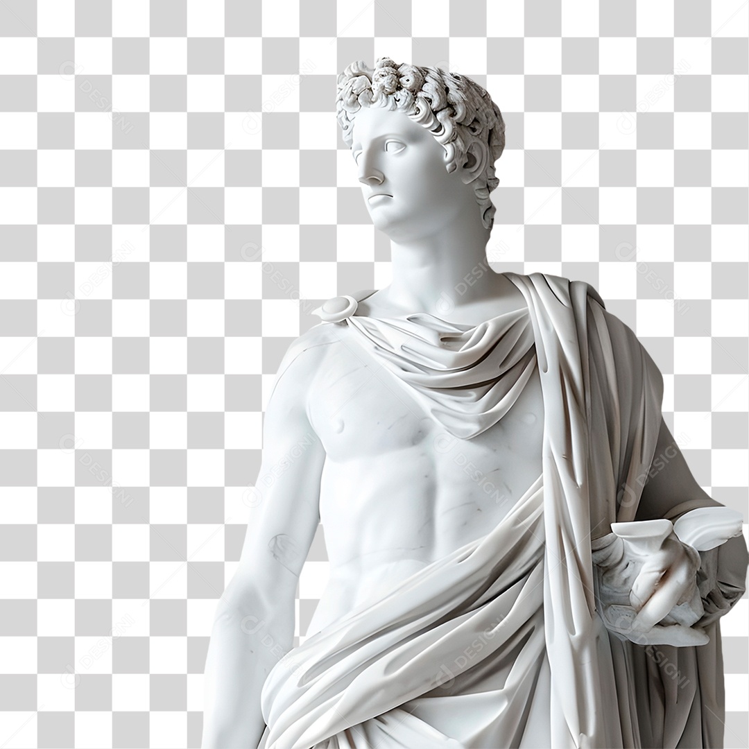Estátua Grega PNG Transparente