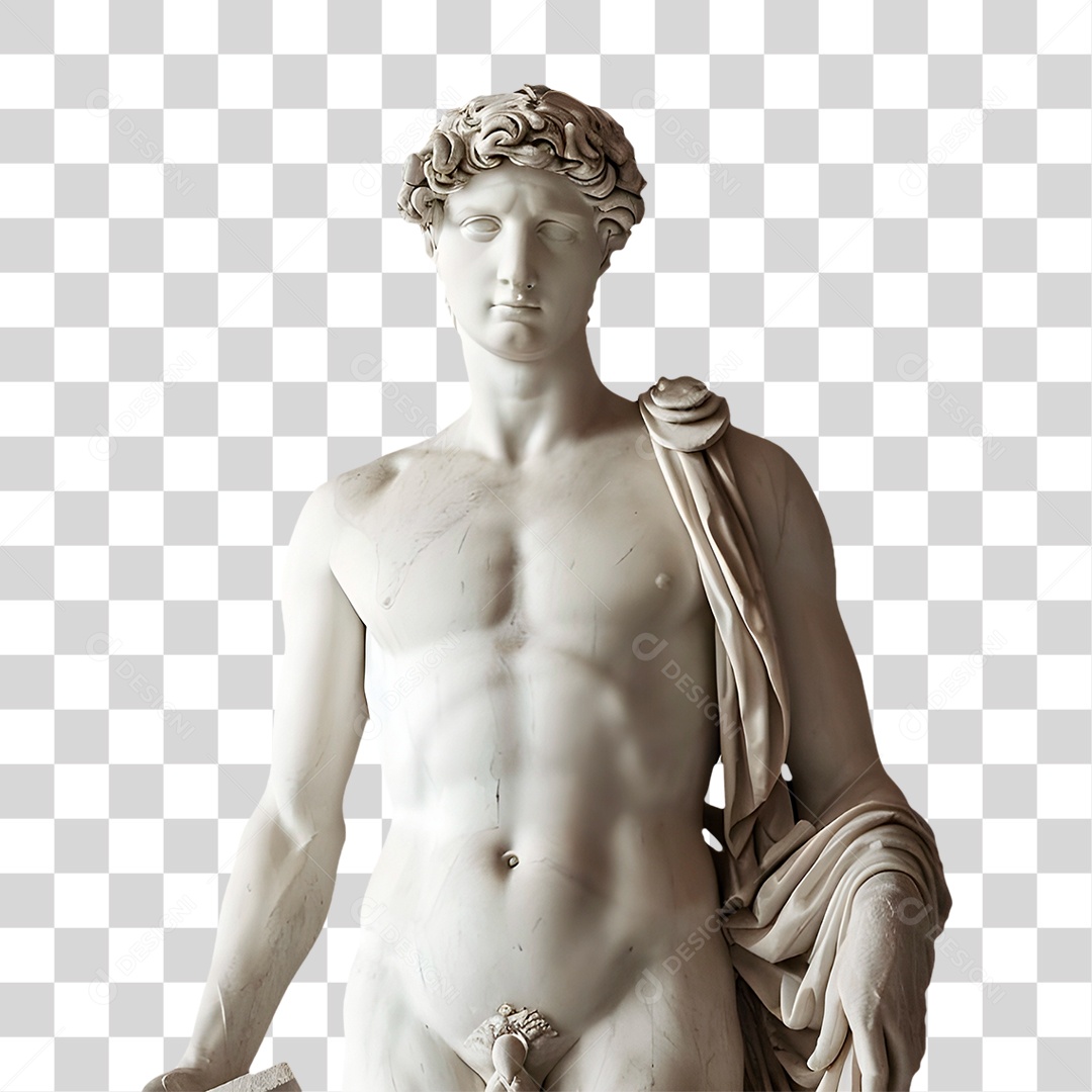 Estátua Grega PNG Transparente