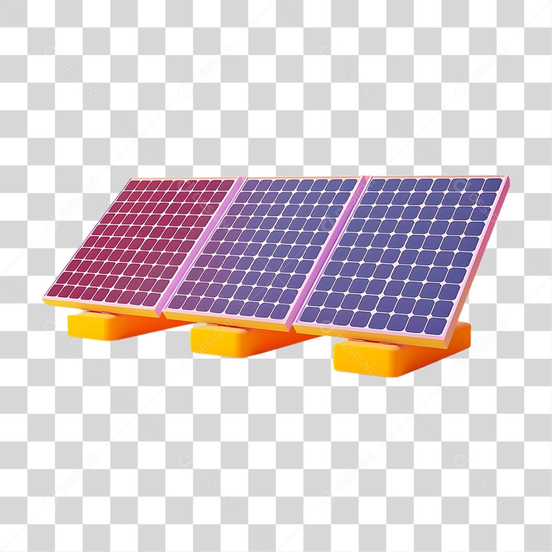 Placa Solar PNG Transparente