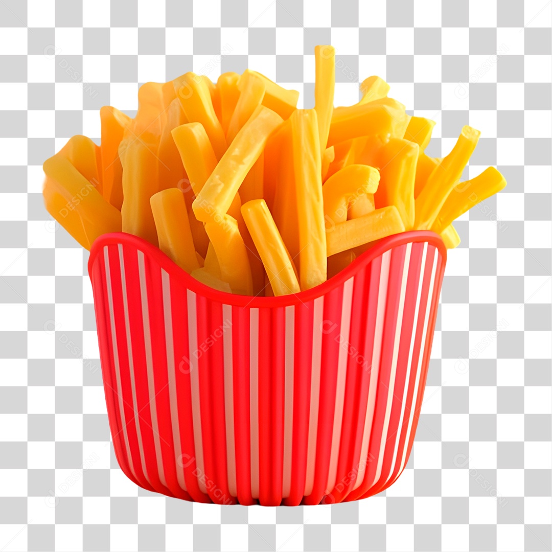 Batata Frita PNG Transparente