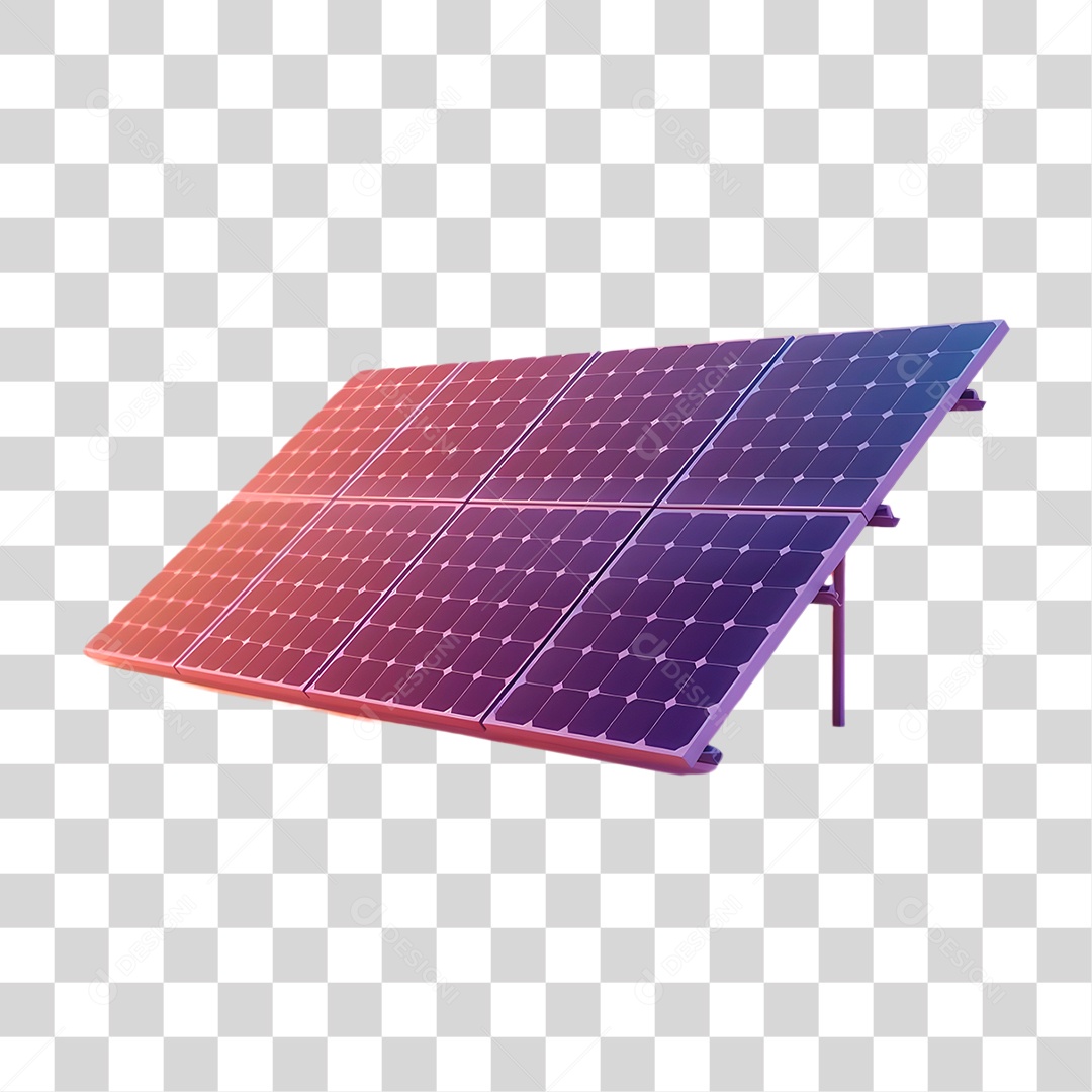 Placa Solar PNG Transparente