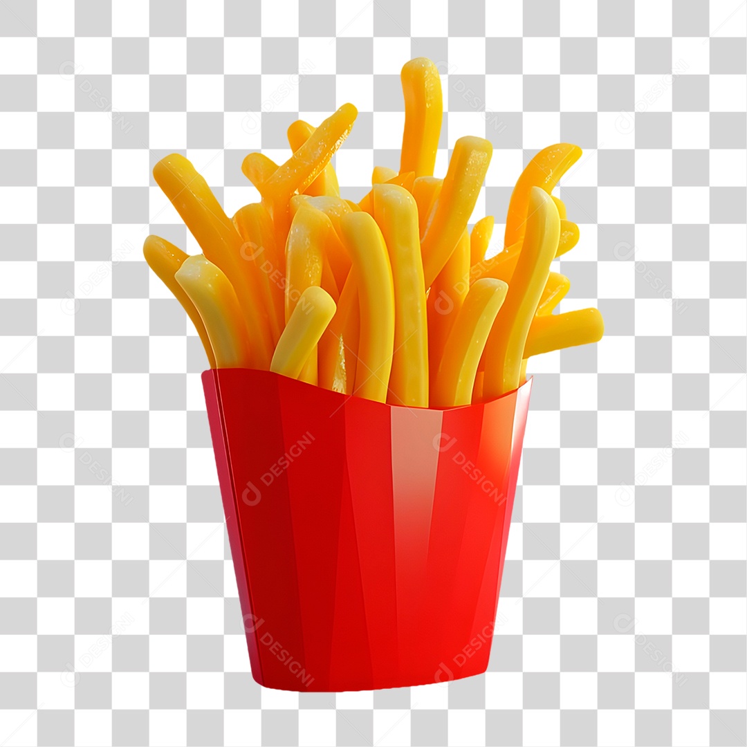 Batata Frita PNG Transparente