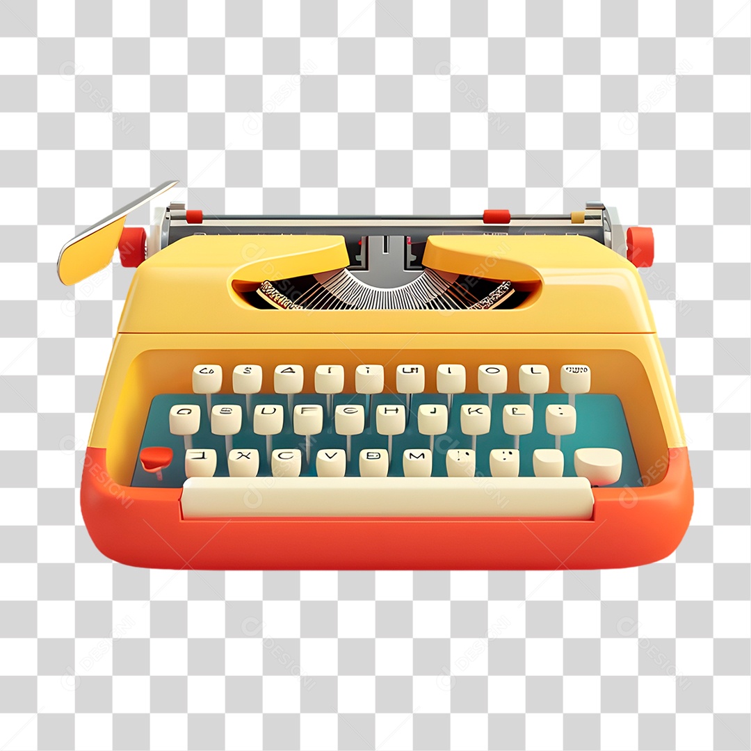 Máquina de Escrever PNG Transparente
