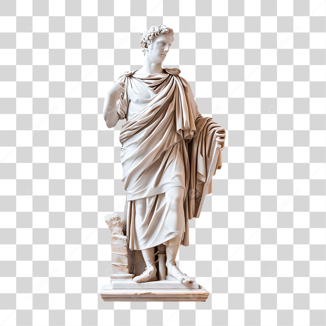 Estátua Grega PNG Transparente
