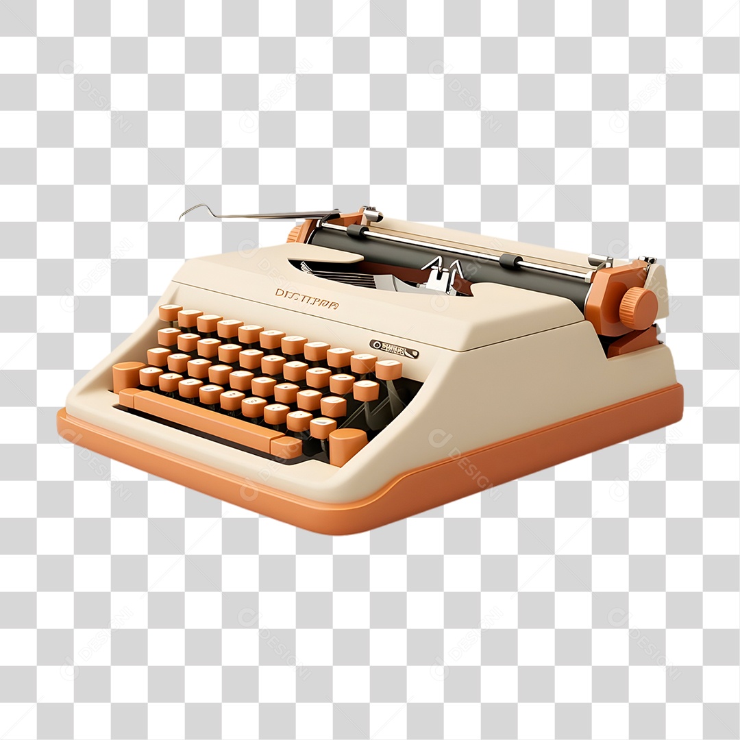 Máquina de Escrever PNG Transparente