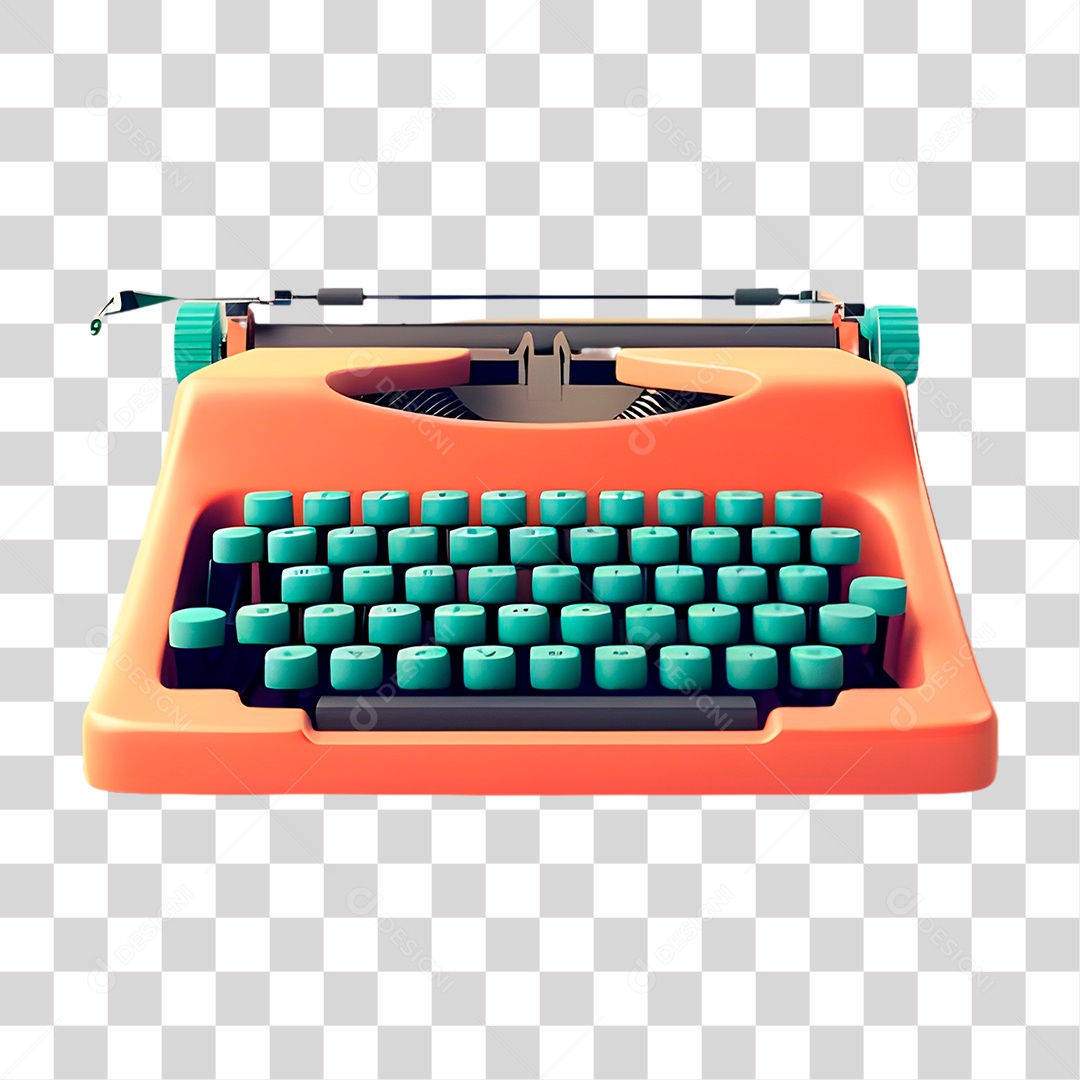 Maquina de Escrever PNG Transparente