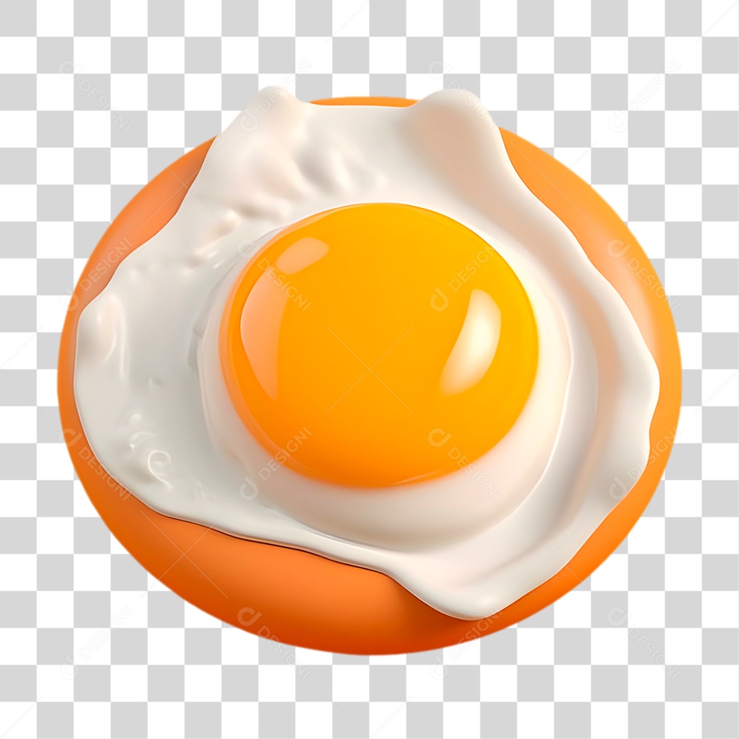 Ovo Frito PNG Transparente