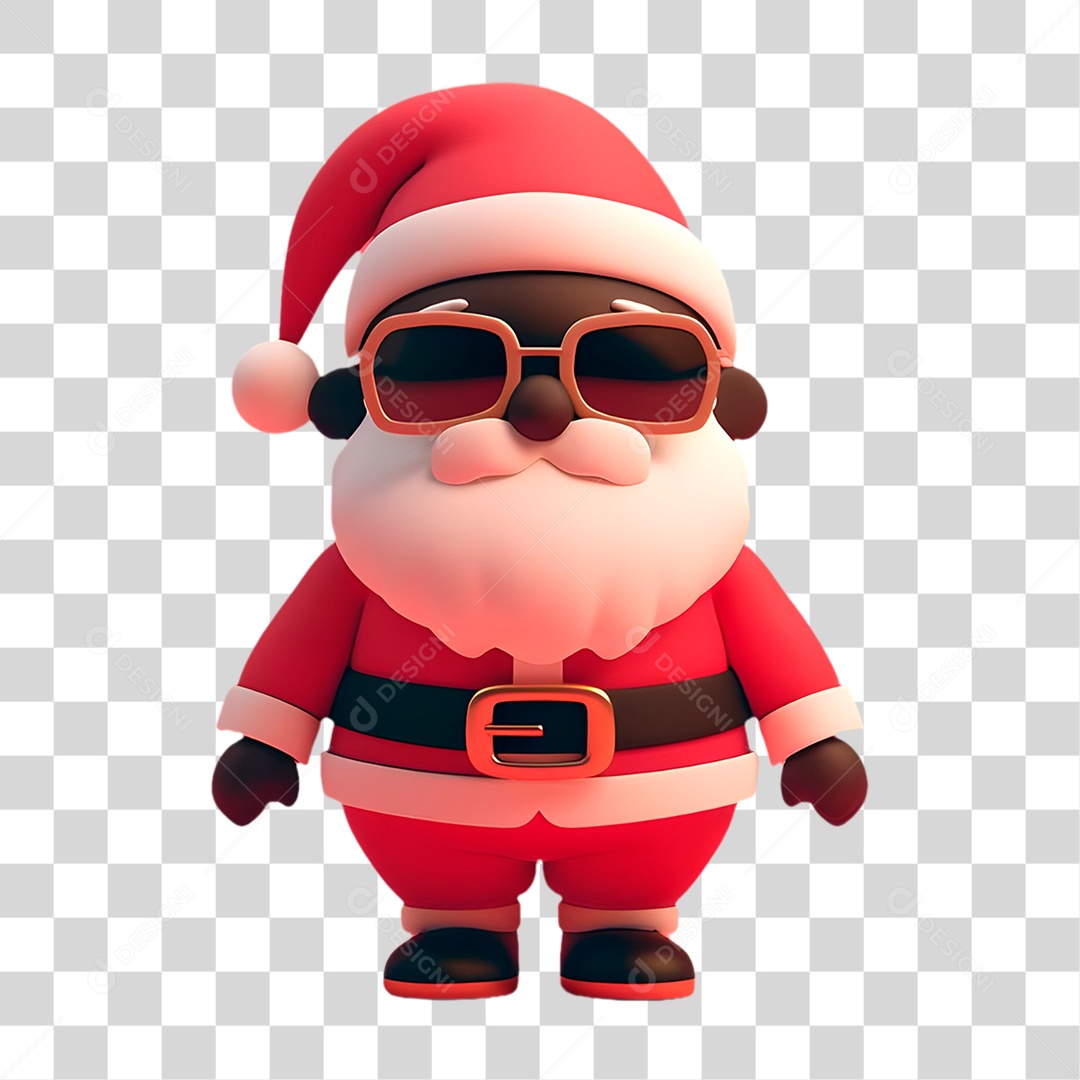 Papai Noel Negro PNG Transparente
